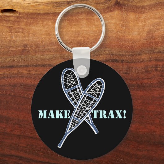 SLEUTELHANGER Crossed Snowschoenen Snowshoeing maa (Voorkant)