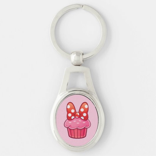 Sleutelhanger Cupcake (Voorkant)