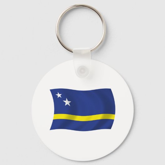 Sleutelhanger Curaçaose vlag (Voorkant)