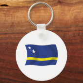 Sleutelhanger Curaçaose vlag (Voorkant)