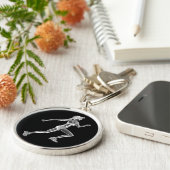 Sleutelhanger Dames met draaiende motor (Zijkant)