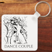 Sleutelhanger Dance Couple (Achterkant)