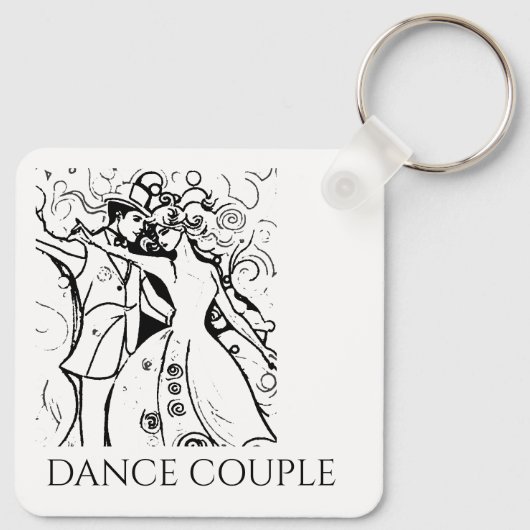 Sleutelhanger Dance Couple (Achterkant)