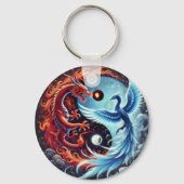Sleutelhanger - Dans van de draak en de feniks (Voorkant)