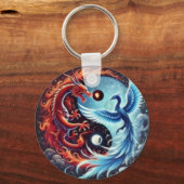 Sleutelhanger - Dans van de draak en de feniks (Voorkant)