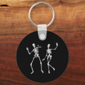Sleutelhanger dansende skeletten (Voorkant)