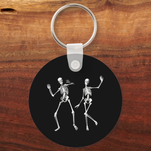 Sleutelhanger dansende skeletten (Voorkant)