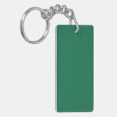 sleutelhanger: DARK GREEN COLOR Sleutelhanger (Voorkant Links)
