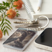 Sleutelhanger Dave Rechthoek afspelen (dubbelzijdi (Voorkant Rechts)