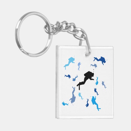 Sleutelhanger (dbl) - Jumbled Divers (Voorkant Links)