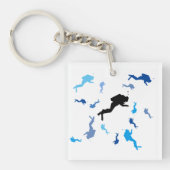 Sleutelhanger (dbl) - Jumbled Divers (Voorkant)