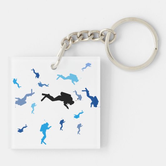 Sleutelhanger (dbl) - Jumbled Divers (Achterkant)