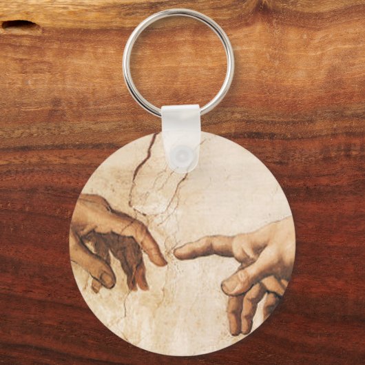 Sleutelhanger - De creatie van Adam (Voorkant)