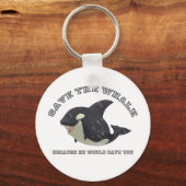 sleutelhanger "De walvis opslaan" (Voorkant)