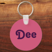 Sleutelhanger Dee (Voorkant)