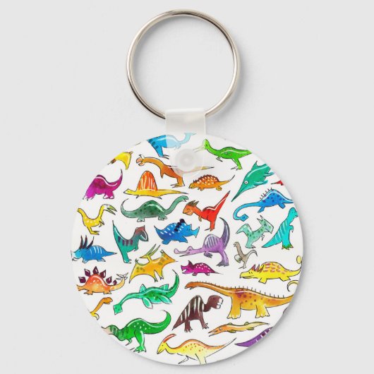 sleutelhanger "Dinosaurs voor beginners" (Voorkant)