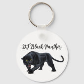 Sleutelhanger DJ Black Panther (Voorkant)