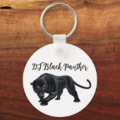 Sleutelhanger DJ Black Panther (Voorkant)