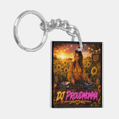SLEUTELHANGER DJ PROUDMOMMA DUBBELEZIJDIG (Voorkant Links)