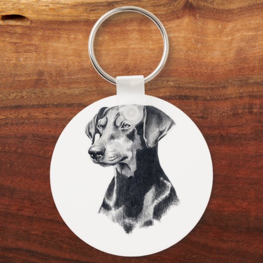 Sleutelhanger Doberman (Voorkant)