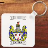 Sleutelhanger Doyle Achternaam En Schild (Achterkant)