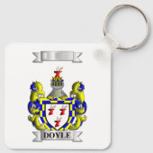Sleutelhanger Doyle Achternaam En Schild (Achterkant)