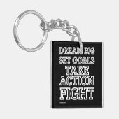 sleutelhanger "DREAM BIG..." (Voorkant Links)