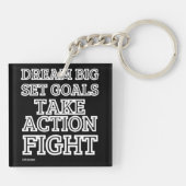 sleutelhanger "DREAM BIG..." (Achterkant)