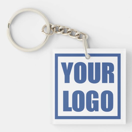 Sleutelhanger dubbelzijdige Sjabloon Logo (Voorkant)