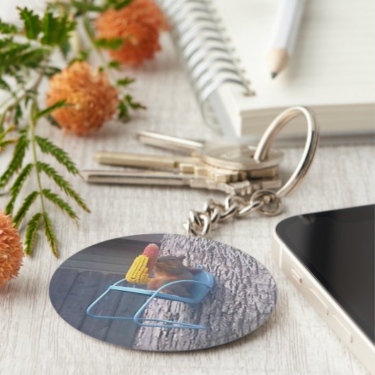 Sleutelhanger eekhoorn (Zijkant)