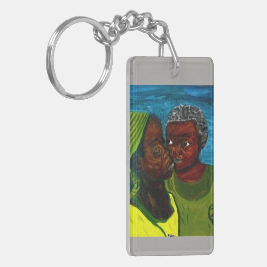 sleutelhanger "Een moederliefde" (Voorkant Links)