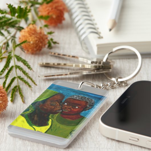 sleutelhanger "Een moederliefde" (Voorkant Rechts)