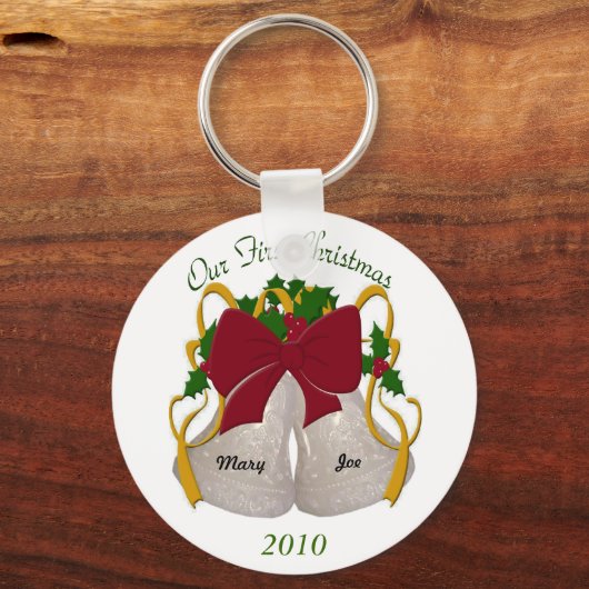 Sleutelhanger eerste kerstbruiloft (Voorkant)