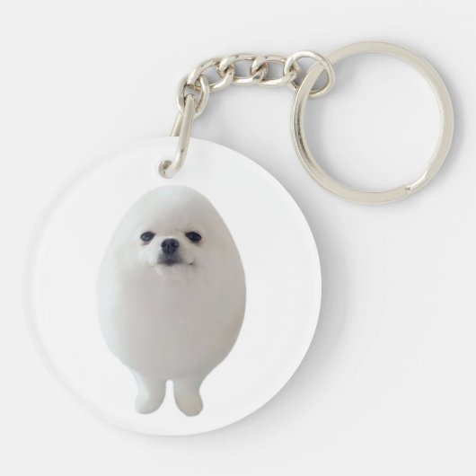 Sleutelhanger Egg Dog Meme (Achterkant)