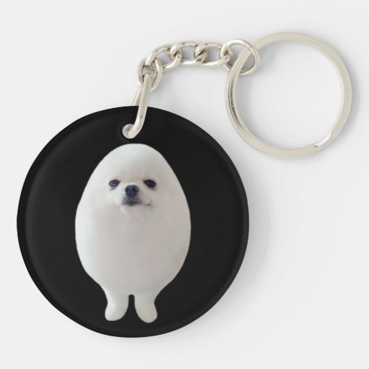 Sleutelhanger Egg Dog Meme (Achterkant)