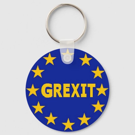 Sleutelhanger EU Grexit (Voorkant)