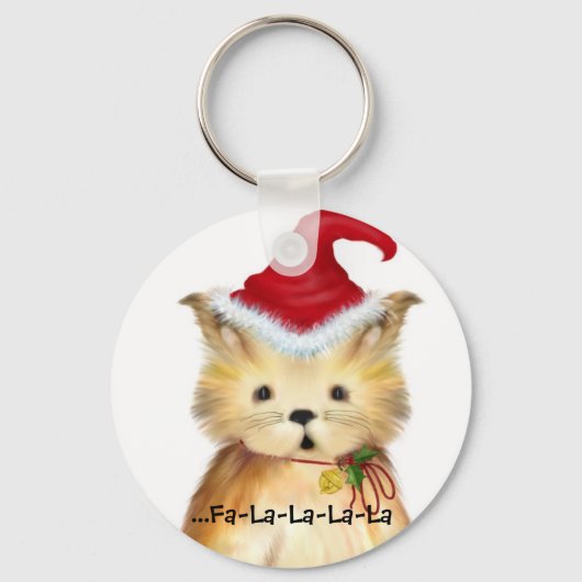 ...Sleutelhanger Fa-La-La-La-La Kitten Sleutelhanger (Voorkant)
