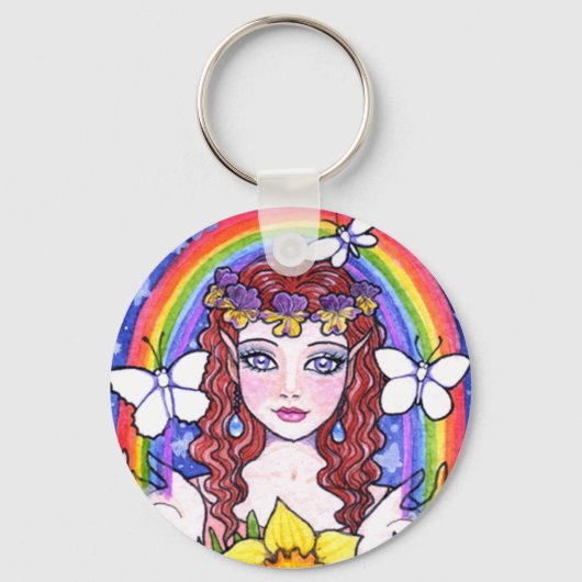 Sleutelhanger Fairy Fantasy door Ann Howard (Voorkant)
