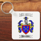 Sleutelhanger Fernandez Achternaam En Schild (Voorkant)