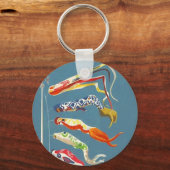 SLEUTELHANGER FESTIVE KOINOBORI FISH CARP STREAMS (Voorkant)