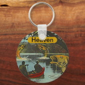 SLEUTELHANGER Fisherman's Heaven Vist overdrijving (Voorkant)