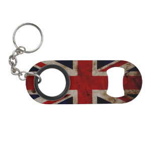 Sleutelhanger Flesopener Mini - Britse Vlag Flessenopener