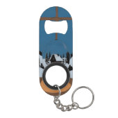 Sleutelhanger Flesopener Winter Bal Sneeuw Mini Flessenopener (Achterkant)