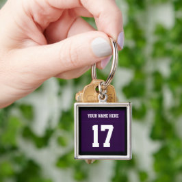 Sleutelhanger Football Sleutelhanger Paars