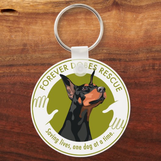 Sleutelhanger Forever Dobes Logo (Voorkant)