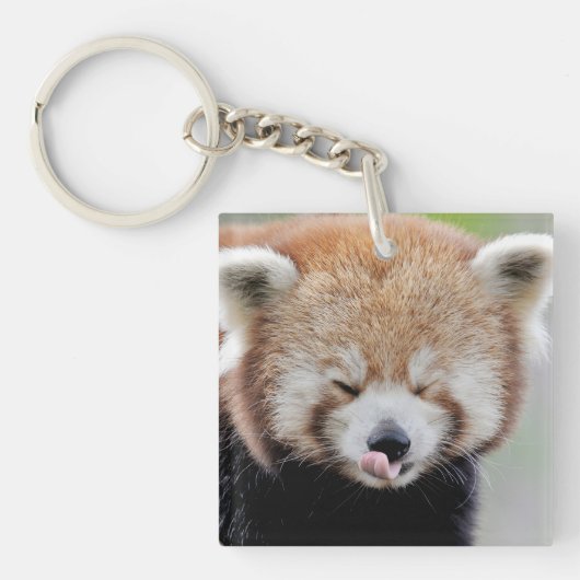 sleutelhanger fotografie rode panda. (voorkant)