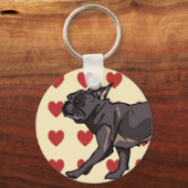 Sleutelhanger - Franse Bulldog (Voorkant)