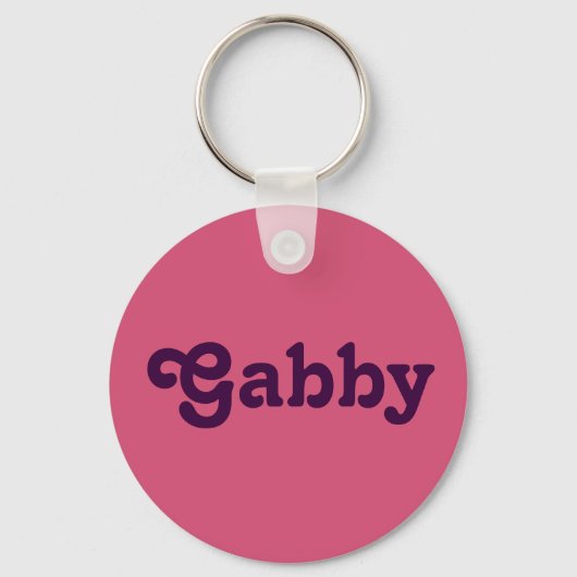 Sleutelhanger Gabby (Voorkant)