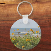 Sleutelhanger Galveston Island Beach Flowers (Voorkant)