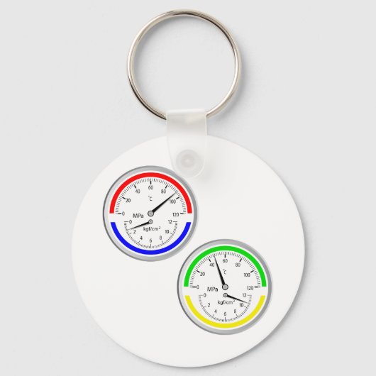 Sleutelhanger gasmanometers (Voorkant)